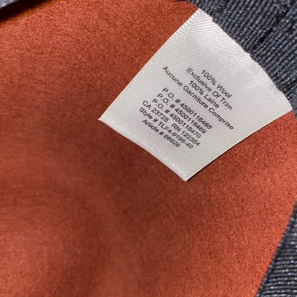 NEW Auxiliary Wool Fedora Hat Tobacco/Brown/Cognac Color Adjustable Width - Picture 6 of 6